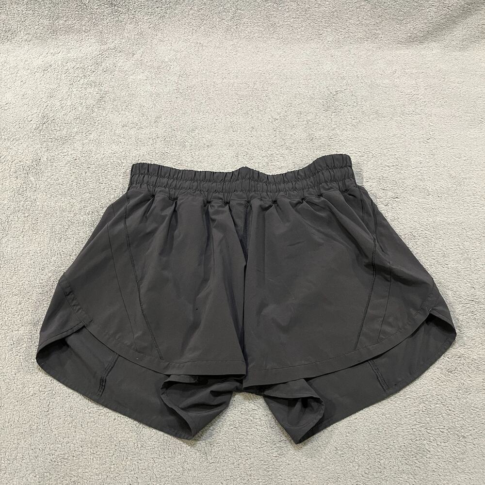 Lululemon Black Workout Running Gym Activewear Athletic Shorts Women's Size 12